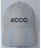 Ecco Danish Shoe Company Gray Baseball Cap Running Tennis Golf Hat Light... - $19.39