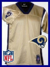 ST LOUIS RAMS FREE SHIPPING SALE JERSEY REEBOK FOOTBALL YOUTH BOYS NFL N... - £15.92 GBP