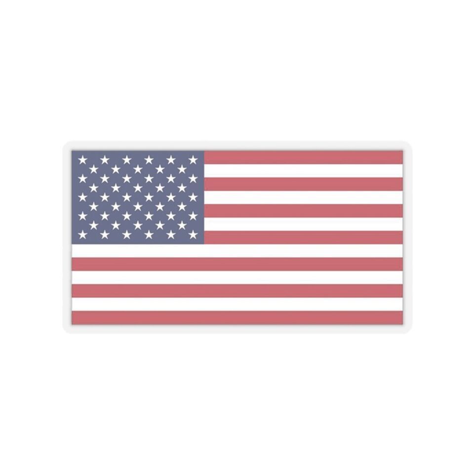 USA American Flag Bumper Sticker Decal Window Car Truck Laptop USA Made Sticker - £1.36 GBP - £2.16 GBP