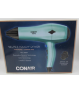 Conair 1875 Velvet Touch Hair Dryer Mint Green Fast Drying Comfort Grip ... - $18.12 CAD