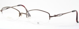 Shiseido SH-2137 7 Brown-Bronze Unique Lunettes Titane 52-19-135 W/Cristaux - $96.03