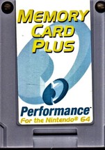 Nintendo 64 N64 Memory Card Plus Performance Brand - $8.00