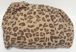 Pottery Barn B+B CHEETAH Leopard Print Sheet FULL FITTED(?) Cotton Disco... - $79.95