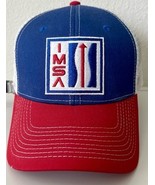 Vintage IIMSA Adjustable Snapback Hat Cap Race Red White And Blue - The ... - $39.55