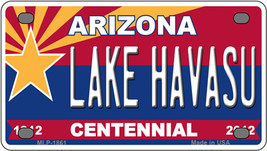 Arizona Centennial Lake Havasu Novelty Mini Metal License Plate Tag - £11.84 GBP