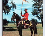 Royal Canadien Monté Policier Mountie Canada Unp Chrome Carte Postale L14 - $4.04