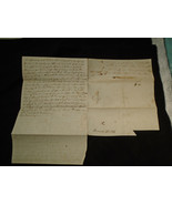  ANTIQUE 1839 BILL OF SALE LAND CONTRACT - $378.38 MXN
