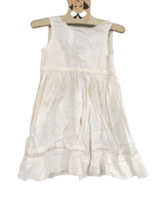 Antique Victorian Childs Slip Cotton Lace Pin Tucks Doll Dress 20&quot; White - $830.41 MXN