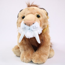 Wild Republic Smilodon Saber Tooth Tiger Cat Plush Stuffed Animal Toy Soft Cute - £7.49 GBP