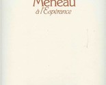 Marc Meneau a L&#39;Esperance Menus Vezaley France 3 Michelin Stars 1990&#39;s - $87.12