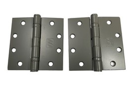 PBB World Class Commercial Door Hinges 4.5” X 4.5” Gray (2) No Screws - £7.40 GBP