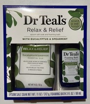 Dr. Teal’s 2PC Relax &amp; Relief W/ Eucalyptus &amp; Spearmint Set - £15.57 GBP