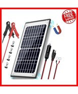 10W 12V Magnetic Solar Trickle Charger with MPPT Controller - Waterproof... - $1,383.61 MXN