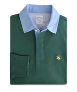 Brooks Brothers Slim Fit Dark Green Pocket Rugby Polo Shirt, X-Large XL,... - £75.97 GBP