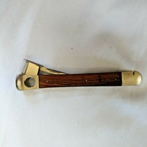 Vintage Cigar Cutter/Punch w/ Box Opener and Wooden Handle - Solingen - £74.72 GBP
