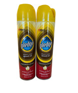 2x Pledge Expert Care Wood Oil Spray Amber &amp; Argan Scent 9.7 oz Each - $33.85
