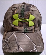 Youth Under Armour Snapback Hat Cap Woodland Camo Scent Control - £8.90 GBP