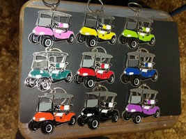 Golf Cart keychains, 9 colors to choose from. $14.99 each. (E9)(E10) - £11.78 GBP