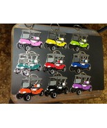 Golf Cart keychains, 9 colors to choose from. $14.99 each. (E9)(E10) - £11.98 GBP