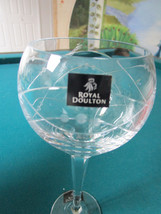 Royal Doulton Precious Goblets 9&quot; Pair Of Crystal Goblets Nib Orig - £112.92 GBP