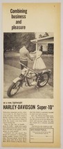 1960 Print Ad Harley-Davidson Lightweight Super-10 Motorcycles Milwaukee,WI - £12.07 GBP