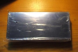 10 CURRENCY HOLDERS  - Clear Large Size 7 7/8 x 3 3/8 - £11.15 GBP