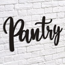 Housewarming Gift: Pantry Sign Pantry Metal Wall Decor For Home Kitchen - $44.99