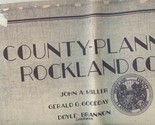 County Planning Board Rockland County NY Population Map Ramampo Orangebu... - $97.02
