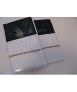 2 Ralph Lauren PALMER Standard Shams white Burnished Chamois 464tc $230 - $131.23 CAD