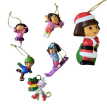 Dora the Explorer Boots hristmas Ornaments Small Ornaments 2003 Viacom 6 piece - £7.28 GBP