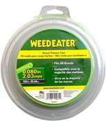 Weed Eater .080&quot; 100 Feet Round String Trimmer Whacker Line 588937905 Gr... - $23.23 CAD