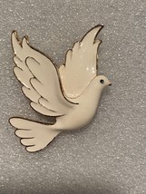 White Dove Brooch Pin *No Markings/Pre-Owned* DTB - £11.27 GBP