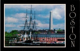 USS Constitution Charlestown Navy Yard Boston MA Postcard PC524 - £3.91 GBP
