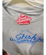 Fish Wisconsinbly,  Wisconsin graphic tee, size L,     9091 - $21.46 CAD