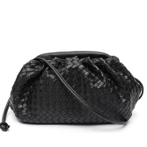 CEZIRA Women Fashion Handmade Woven  Bag Small PU Vegan Leather Crossbody Handba - £156.21 GBP