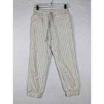 Loft Outlet Petite Jogger Pants XSP Striped Drawstring Waist Elastic Cuffs Cotto - £11.22 GBP