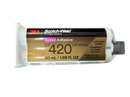 NEW 3M Scotch-Weld Epoxy Adhesive DP 420 Off-White 50ml 1.69 oz - £19.77 GBP