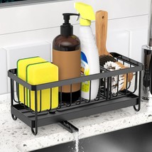 Sponge Holder For Kitchen Sink, Sink Caddy With Drain Tray, Kitchen Sink... - £23.14 GBP