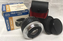 Promaster Spectrum 7 Tele-Converter Lens 2x Multi-Coated 7-Element Olymp... - $70.63