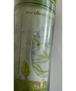 Starbucks 2008 Kids Travel mug 8Oz tumbler green 27% recycle Save Planet... - $10.88