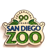 San Diego Zoo 90 Years Celebration Anniversary Enamel Glitter Souvenir Pin - €11,15 EUR