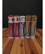 Chapstick Limited Edition Candy Cane Vanilla Latta  Cherry Strawberry NE... - $11.87