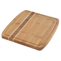 Norpro 12 10-Inch Bamboo Cutting Board with Juice Catching Groove, Brown (7637) - £27.17 GBP