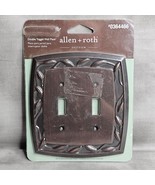 Allen + Roth Eastview Double Toggle Wall Plate Oil Rubbed Bronze # 0364466 - $130.58 MXN