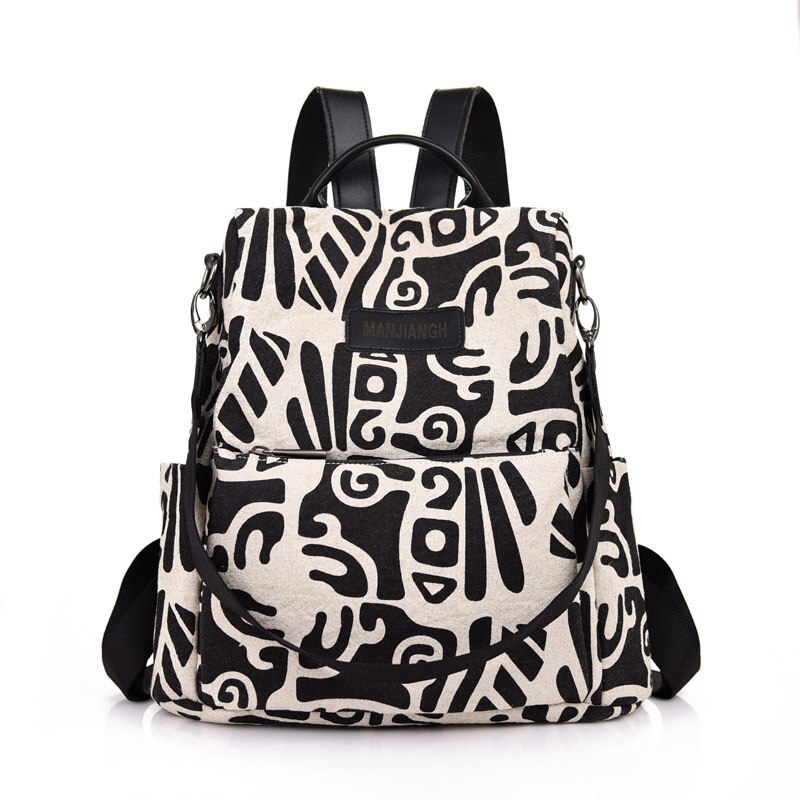 Canvas Bag for Unisex New Fashion Bags Quality Student Bag Casual Wild Travel Ba - £27.02 GBP