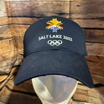 Salt Lake 2002 Winter Olympics Games Baseball Cap Blue Adjustable SnapBack Hat - $13.99