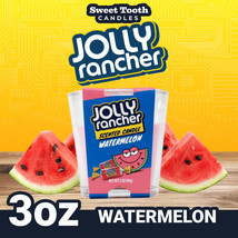 Candle - Watermelon Scented Candle 3oz -JOLLY Rancher Watermelon 3 Oz Candle - £7.95 GBP
