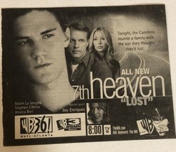 7th Heaven Print Ad Stephen Collins Jessica Biel Tpa15 - £4.73 GBP