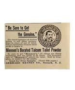 Mennen Borated Talcum Toilet Powder 1894 Advertisement Victorian ADBN1aaa - $374.39 MXN
