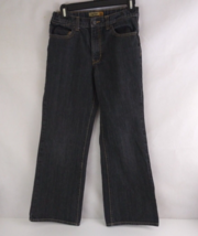 Old Navy Regular Fit Dark Wash Adjustable Waist Bootcut Jeans Boys Size 16 - £10.75 GBP